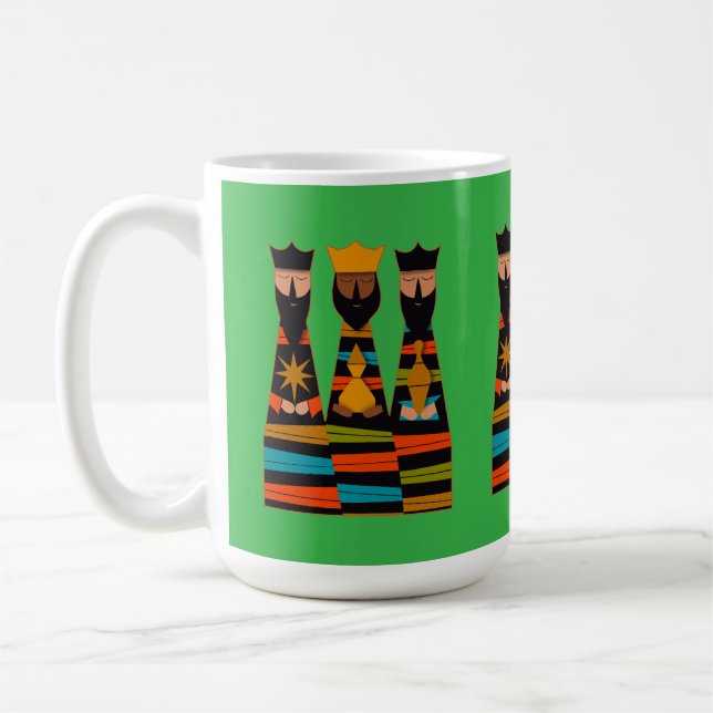 Caneca De Café Três Reis Magos Moderno de Meados do Século (Esquerda)