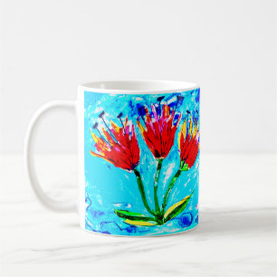Caneca De Café Três tulipas