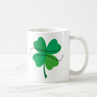 Caneca De Café Trevo com brinde irlandês