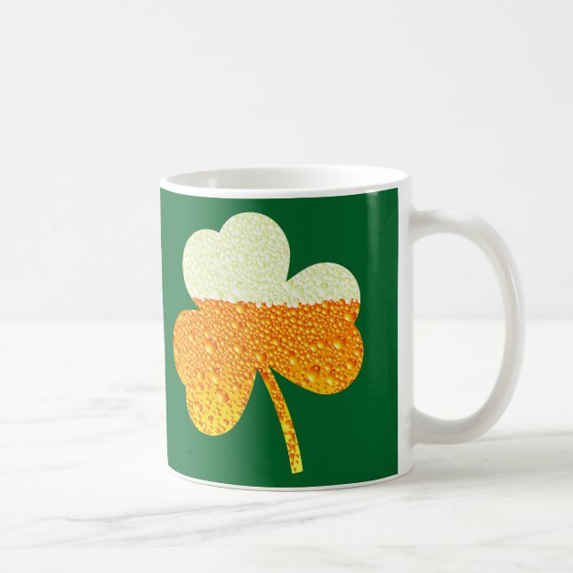 Caneca De Café trevo de cerveja (Direita)