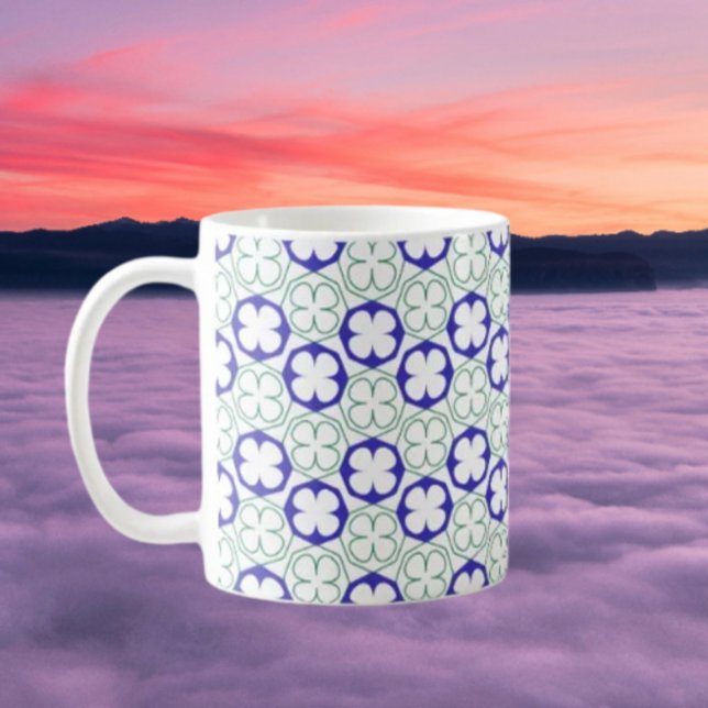 Caneca De Café Trevo Sortudo (Criador carregado)
