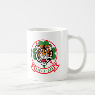 Caneca De Café Trevos VMFA-333 de combate