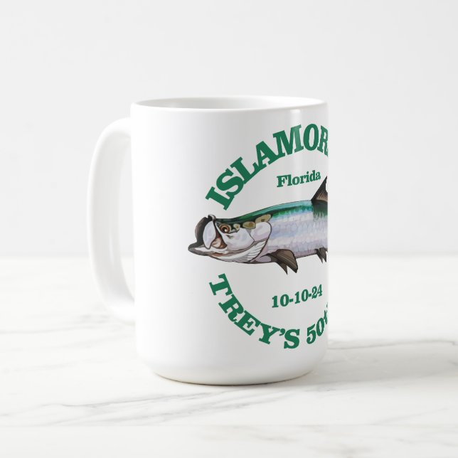 Caneca De Café trey 50 (Frente Esquerda)