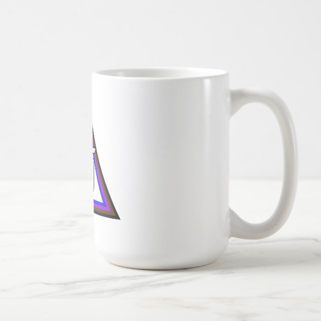 Caneca De Café Triângulo de Jiu Jitsu BJJ do brasileiro do (Direita)