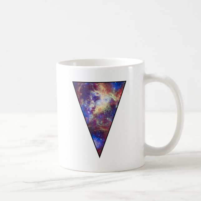 Caneca De Café Triângulo espacial (Direita)