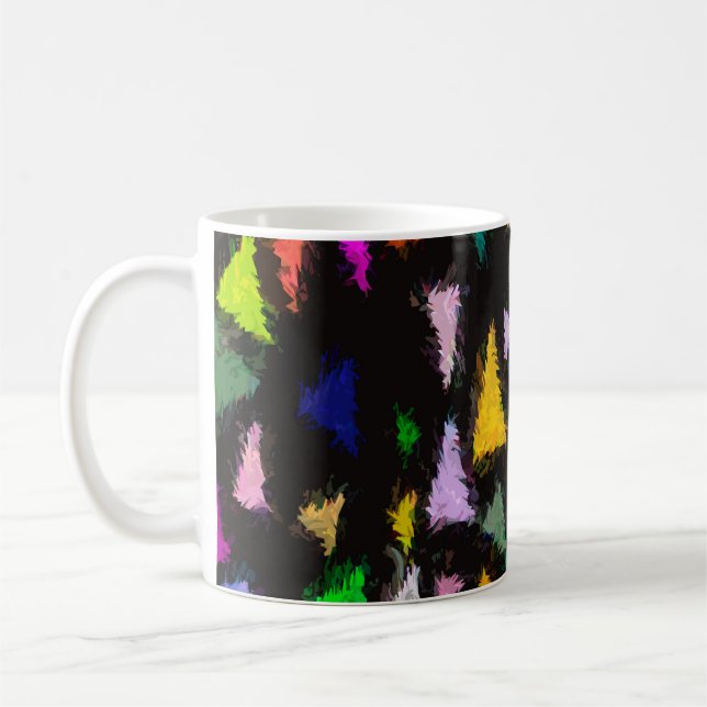 Caneca De Café Triângulos Bobos (Esquerda)