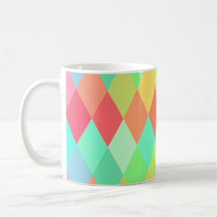 Caneca De Café Triângulos de baixo teor de poli