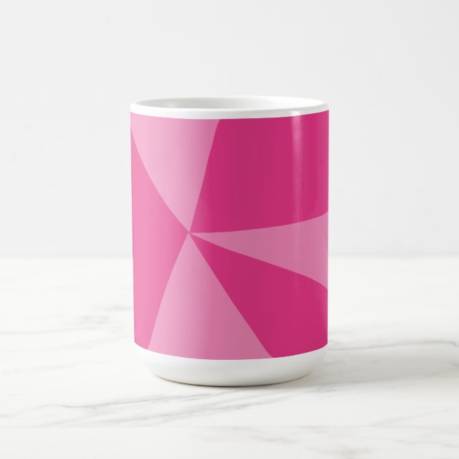 Caneca De Café Triângulos padrão geométrico (Centro)