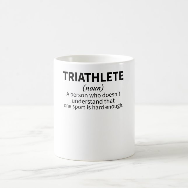 Caneca De Café Triathlon Lover oferece resistência aos esportes t (Centro)
