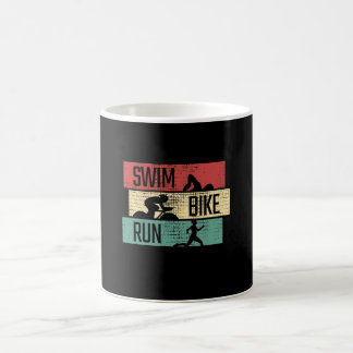 Caneca De Café Triathlon - Natação Bike Run