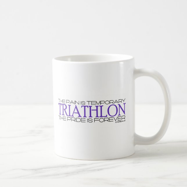 Caneca De Café Triathlon - o orgulho é Forever (Direita)