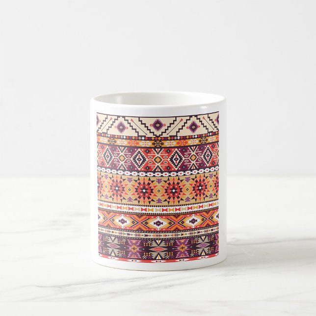 Caneca De Café Tribal Aztec Trabalho de arte Coffee Mug (Criador carregado)