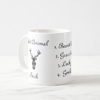 Tribal Buck Totem Spirit Animal Coffee Mug