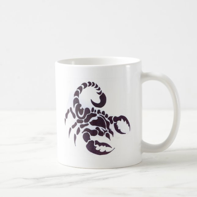Caneca De Café Tribal escorpião (Direita)