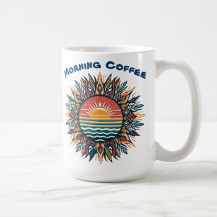 Caneca De Café Tribal Summer Sun