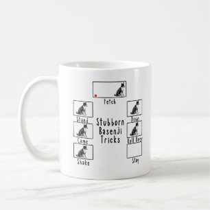 Caneca De Café Tribasal Tri Basenji Traz Cachorro Cachorro