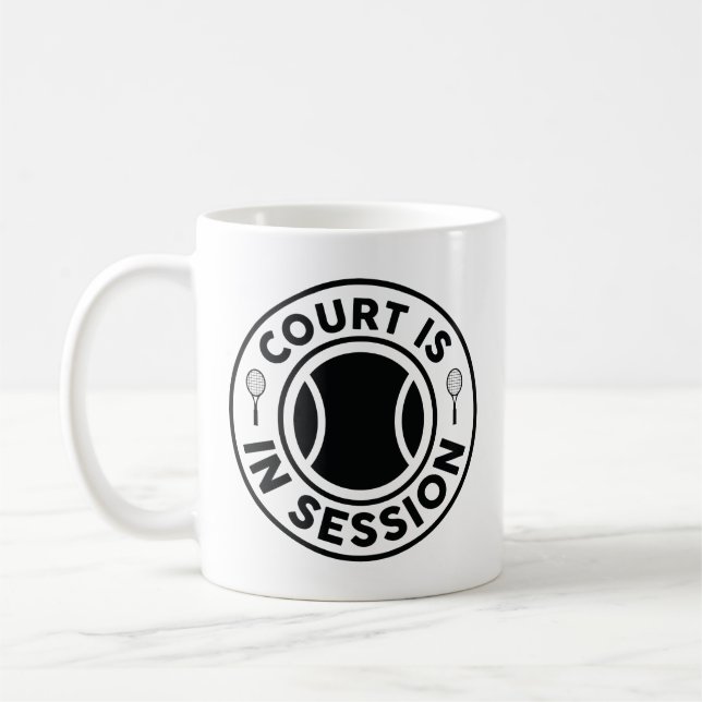 Caneca De Café Tribunal Está Em Sessão (Esquerda)
