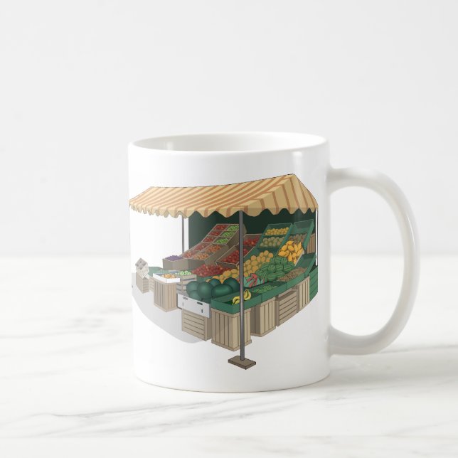 Caneca De Café Tributo vegetal do suporte! (Direita)
