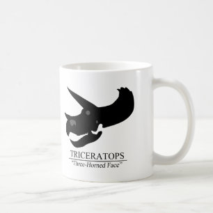 Caneca De Café Triceratops Skull