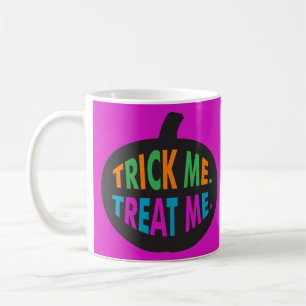 Caneca De Café Trick Me Tratar, Halloween Multi-Color