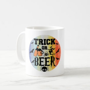 CANECA DE CAFÉ TRICK OU BEER - MALLOWEEN