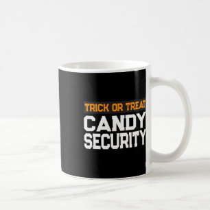 Caneca De Café Trick Ou Tratar A Segurança Do Doces Mãe Pai Hallo