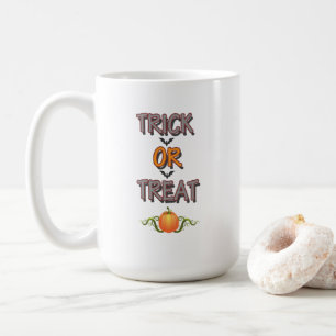 Caneca De Café Trick ou Treine Festas Famosas de Halloween Dizend