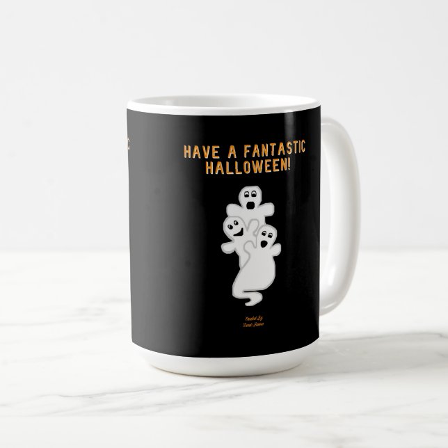Caneca De Café Trickster Ghost Coffee Mug (Frente Esquerda)