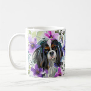 Caneca De Café Tricolor Cavalier Art Mug roxo