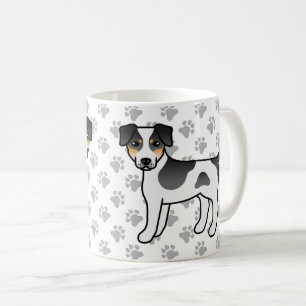Caneca De Café Tricolor Danish-Swedish Farmdog Cujo Cachorro É