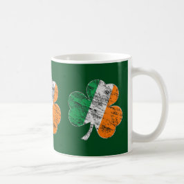 Caneca De Café Tricolor irlandês - Dia de São Patrício De Pedra D