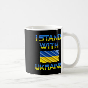 Caneca De Café Tridente da Ucrânia Bandeira da Ucrânia Bandeira U
