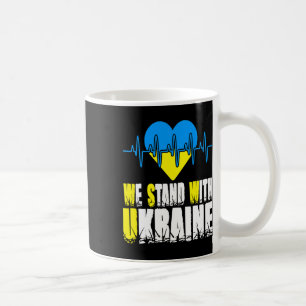 Caneca De Café Tridente da Ucrânia Bandeira da Ucrânia Bandeira U