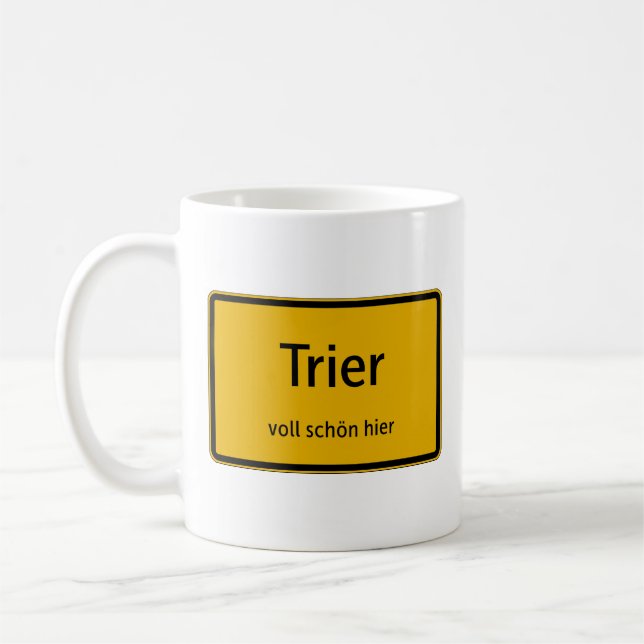 Caneca De Café Trier Tasse Kaffeetasse Teetasse (Esquerda)