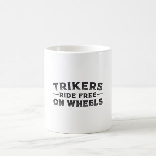 Caneca De Café Triker Trikers Caminha Livre Em Rodas Trike Engra