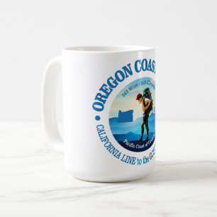Caneca De Café Trilha Costeira de Oregon (C)