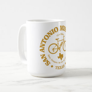 Caneca De Café Trilha da Missão San Antonia (ciclismo)