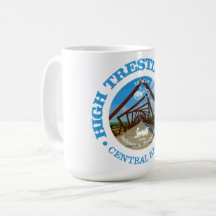 Caneca De Café Trilha de Alta Tensão (ciclismo c)