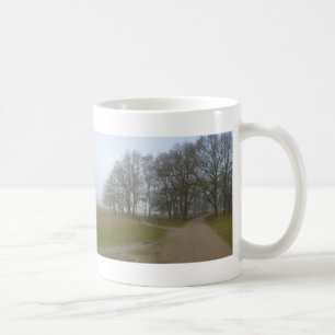 Caneca De Café Trilha do Heathland Panorâmica em Fog Mug