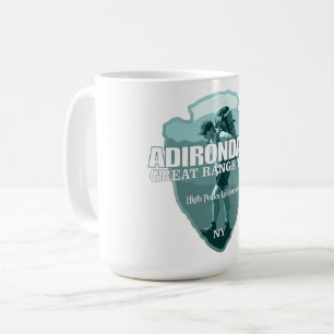 Caneca De Café Trilha do Intervalo de Excelentes do Adirondack (s