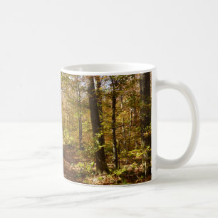 Caneca De Café Trilha Wolf Rocks no Outono Paisagem da Pensilvâni