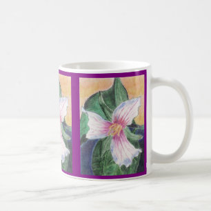 Caneca De Café Trillium pintado!