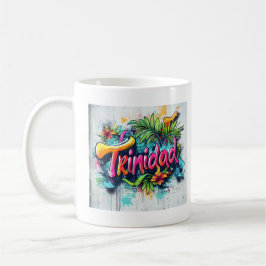 Caneca De Café Trinidad e Grafites: Island Street Art Ed