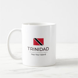 Caneca De Café Trinidad Minimalista | Orgulho Diário
