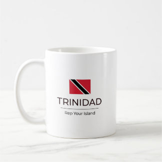 Caneca De Café Trinidad Minimalista | Orgulho Diário