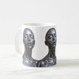 Caneca De Café Trio de Androides Chrome
