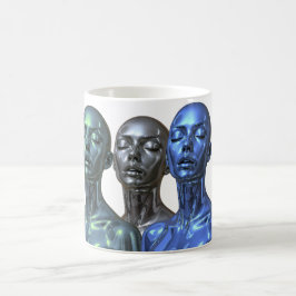 Caneca De Café Trío de Beleza Futurista
