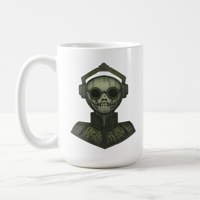 Caneca De Café Trío de Crânio de Olhada (Esquerda)
