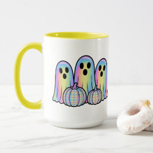 Caneca de Café Trio de Fantasmas Fofos de Hallowee
