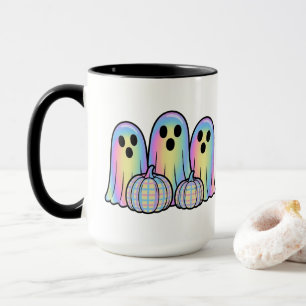 Caneca de Café Trio de Fantasmas Fofos de Hallowee